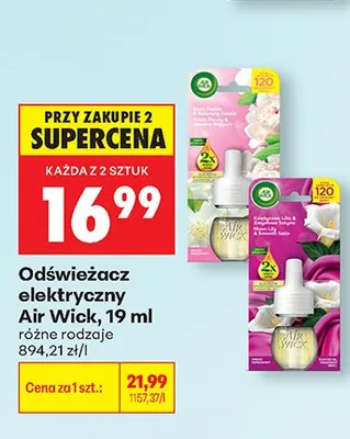 Odświeżacz elektryczny Air Wick promocja w Biedronka