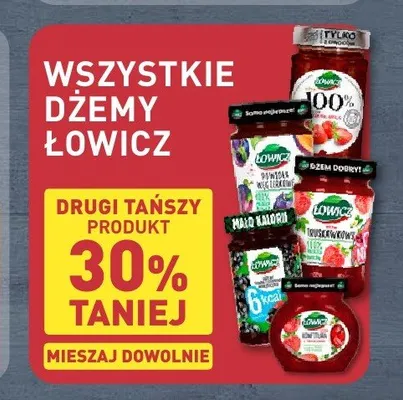 Dżem Łowicz Mało Kalorii promocja w Aldi