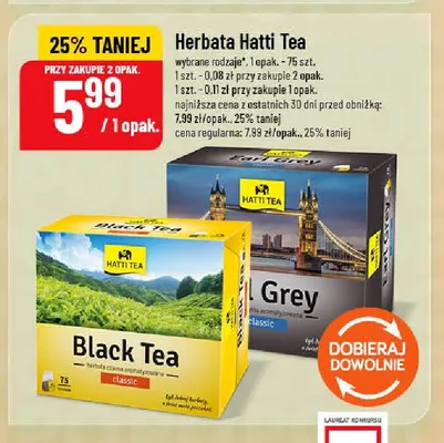 Herbata Hatti Tea Black promocja w POLOmarket