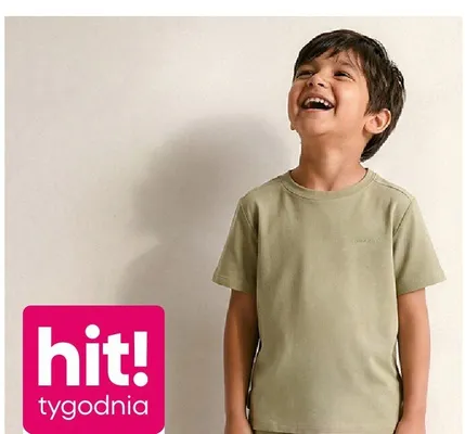 Koszulka chłopięca z wysoką zawartością bawełny promocja w Pepco