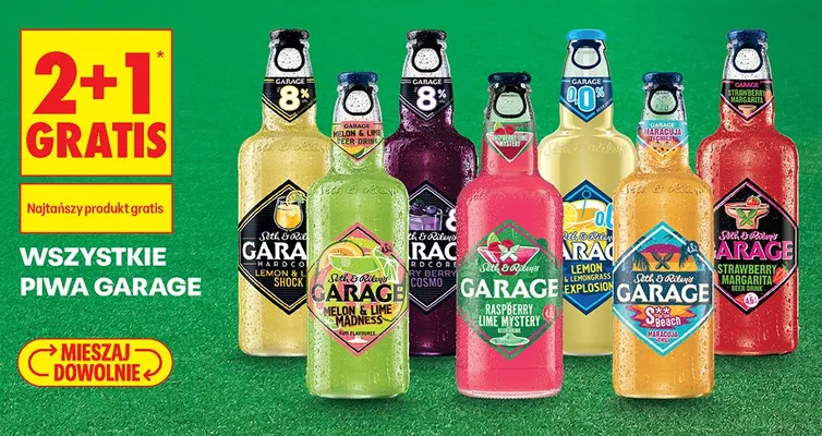 Piwo Garage Hardcore Lemon & Lime Shock 8% promocja w Biedronka
