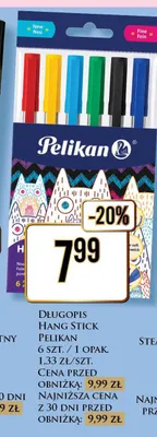Długopis Pelikan Hang Stick 6-pak promocja w Dino