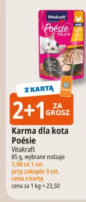 Karma dla kota Poésie promocja w Leclerc