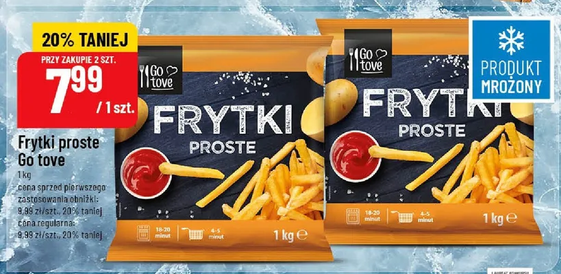 Frytki proste promocja w POLOmarket