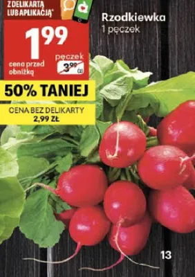 Rzodkiewka promocja w Delikatesy Centrum