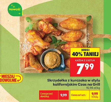Skrzydełka z kurczaka w stylu kalifornijskim Czas na Grill promocja w Biedronka