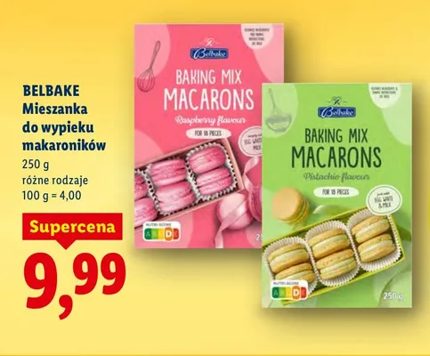 Mieszanka do wypieku makaroników, różne rodzaje promocja w Lidl