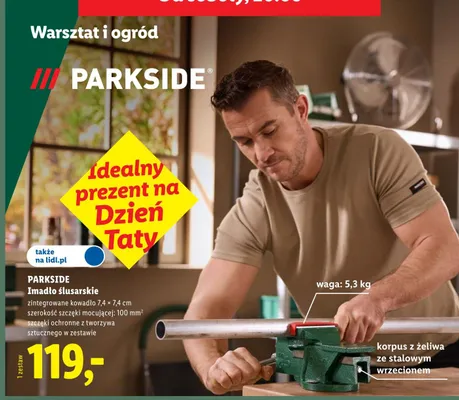 Imadło ślusarskie Parkside promocja w Lidl