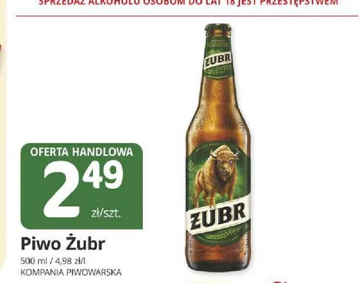 Piwo Żubr promocja w Marketvita