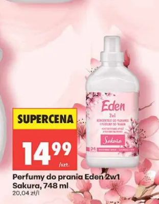 Perfumy do prania Eden 2w1 Sakura promocja w Biedronka