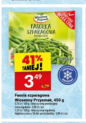 Fasola szparagowa zielona cięta Wiosenny Przysmak promocja w Twój Market