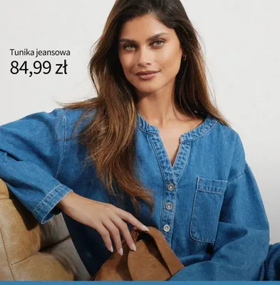 Tunika jeansowa promocja w bonprix