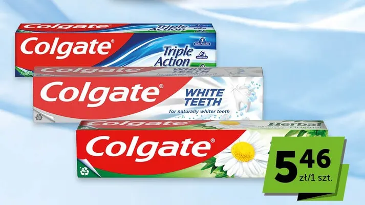 Pasta do zębów Colgate Herbal promocja w Groszek