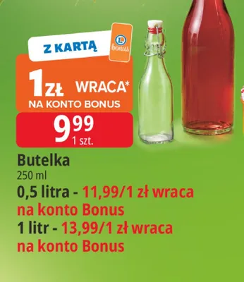 Butelka 250 ml promocja w Leclerc