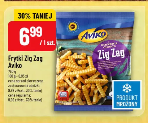 Frytki Zig Zag Aviko promocja w POLOmarket
