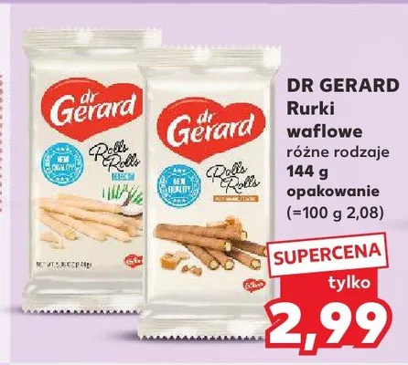 Rurki waflowe różne rodzaje promocja w Kaufland