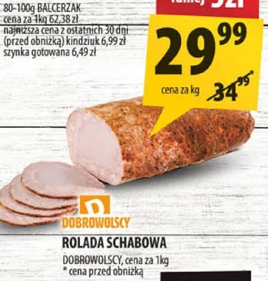Rolada schabowa promocja w Arhelan