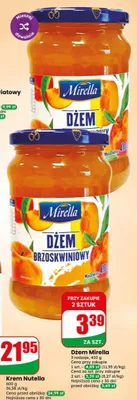 Dżem brzoskwiniowy Mirella promocja w Dino
