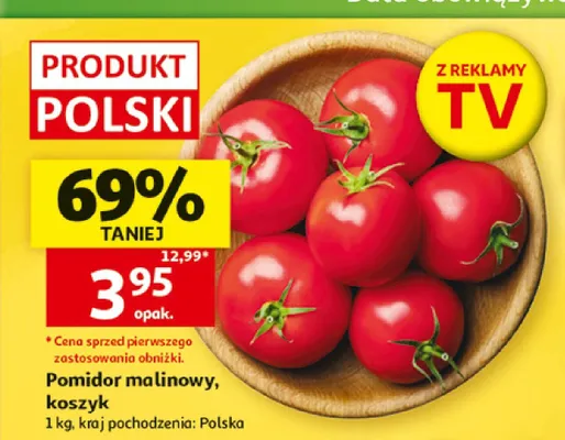 Pomidor malinowy koszyk promocja w Auchan