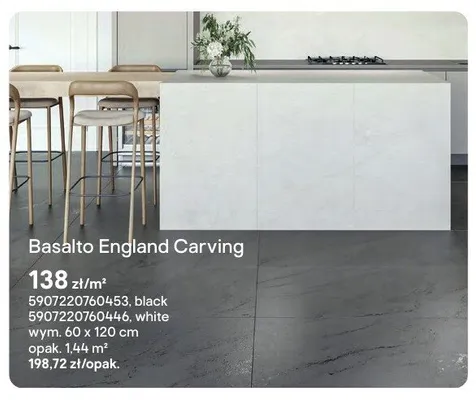 Basalto England Carving Ceramstic promocja w Castorama