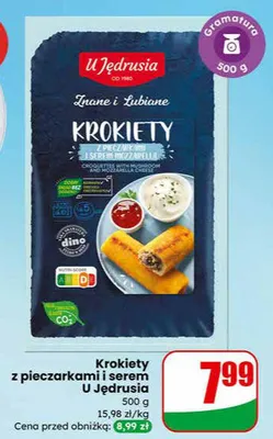 Krokiety z pieczarkami i serem promocja w Dino