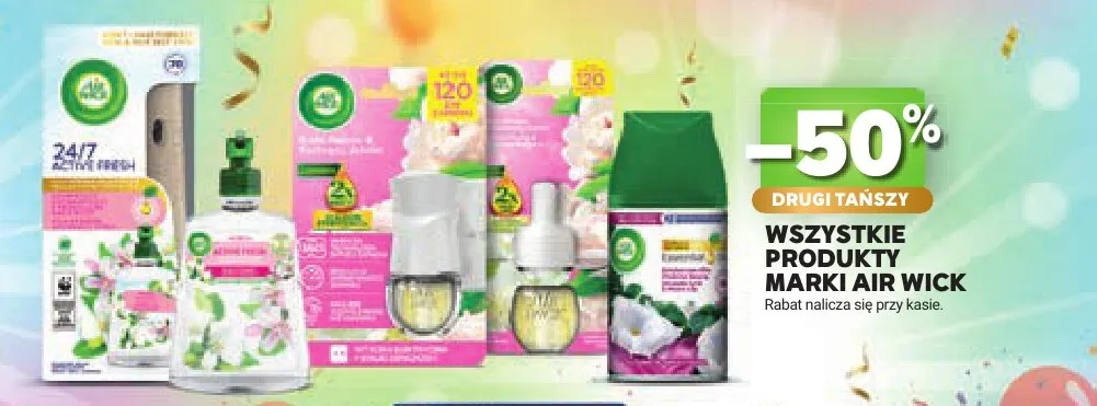 Produkty marki Air Wick promocja w Stokrotka