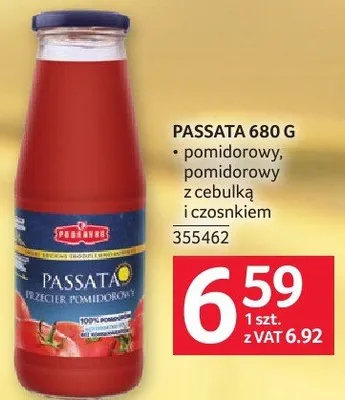 Passata przecier pomidorowy promocja w Selgros