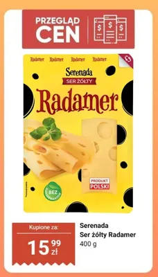 Ser żółty Serenada Radamer promocja w Dino
