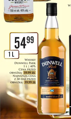 Whisky Dunwell Park promocja w Dino