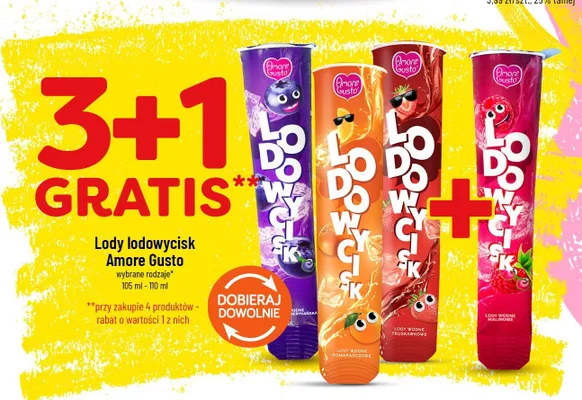 Lody lodowycisk Amore Gusto promocja w POLOmarket
