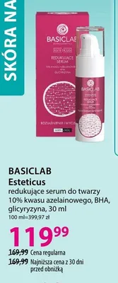 Serum do twarzy BasicLab Esteticus redukujące promocja w Hebe