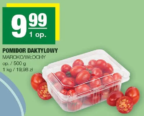 Pomidor daktylowy marokowi włochy promocja w SPAR