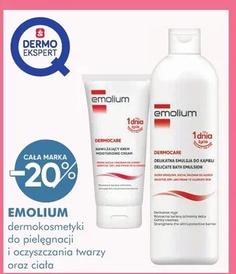 Dermokosmetyki do pielęgnacji i oczyszczania twarzy oraz ciała Emolium promocja w Super-Pharm