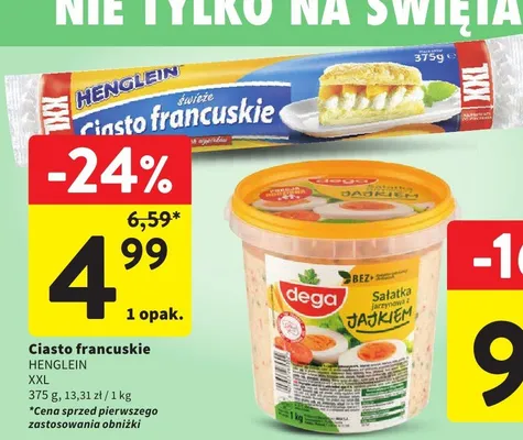 Ciasto francuskie promocja w Intermarche