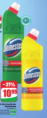 Płyn do mycia wc Domestos Pine Fresh promocja w Dino