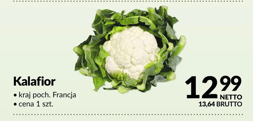 Kalafior promocja w Makro
