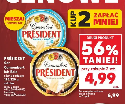 Ser Camembert Président Naturalny promocja w Kaufland
