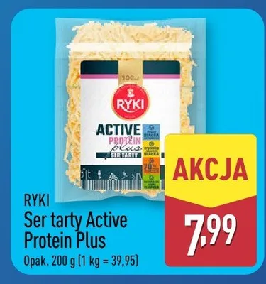 Ser tarty Active Protein Plus Ryki promocja w Aldi