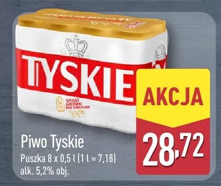 Piwo Tyskie promocja w Aldi