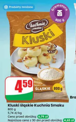 Kluski śląskie Kuchnia Smaku promocja w Dino