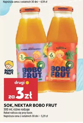 Nektar Bobo Frut promocja w Stokrotka