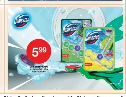 Kostka do WC Domestos Power5 Ocean promocja w Drogerie Laboo