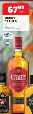 Whisky Grant's promocja w Stokrotka