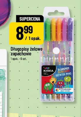 Długopisy żelowe zapachowe Kidea promocja w POLOmarket