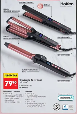 Urządzenie do stylizacji włosów Hoffen promocja w Biedronka