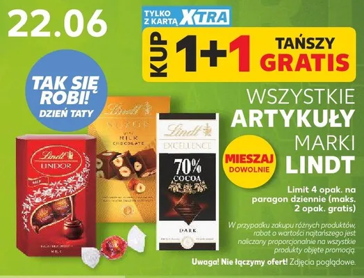 Artykuły marki Lindt promocja w Kaufland