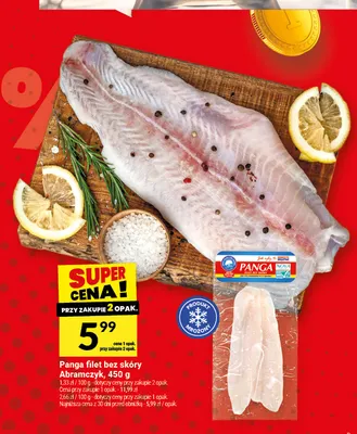 Panga filet bez skóry Abramczyk promocja w Twój Market