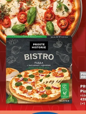Pizza z kurczakiem i szpinakiem Proste Historie promocja w Kaufland