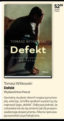 Książka Defekt Tomasz Witkowski promocja w Empik