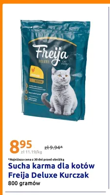 Sucha karma dla kotów Freija Deluxe kurczak promocja w Action